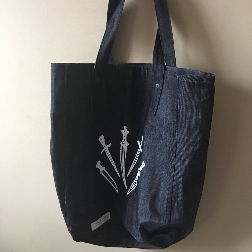 Rag and bone New York denim tote bag